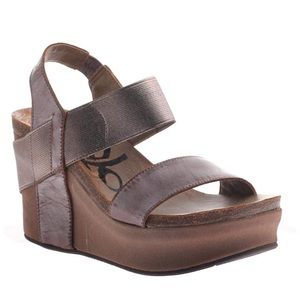 OTBT Bushnell wedge sandal pewter